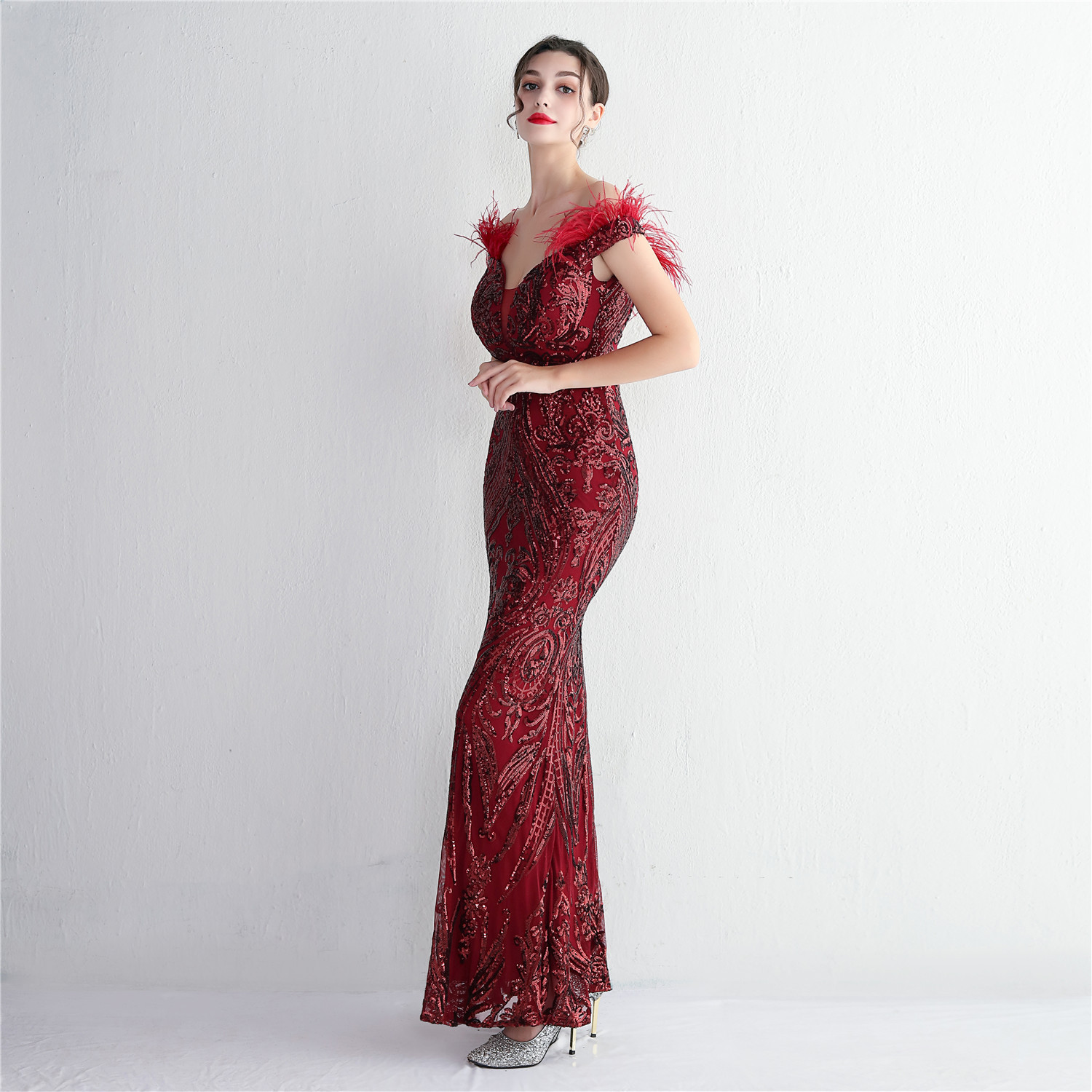 alex evenings fit and flare dress Elegant Long Evening Dresses main image 1