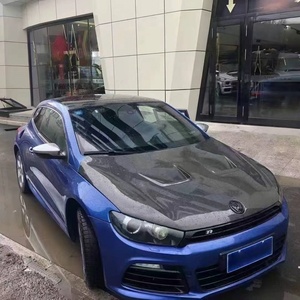 ฝากระโปรงหน้ารถยนต์สำหรับ Volkswagen <span class=keywords><strong>Scirocco</strong></span> RR อุปกรณ์เสริมรถยนต์ pats VW <span class=keywords><strong>Scirocco</strong></span> RR สไตล์คาร์บอนไฟเบอร์ - Product Image 2