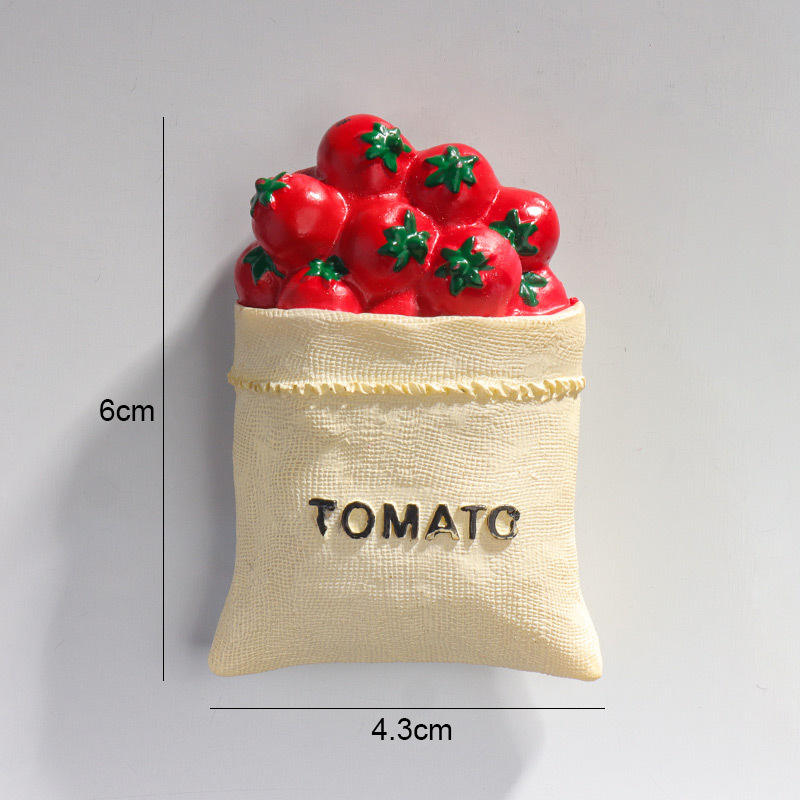Rouge-Sac en tissu tomate