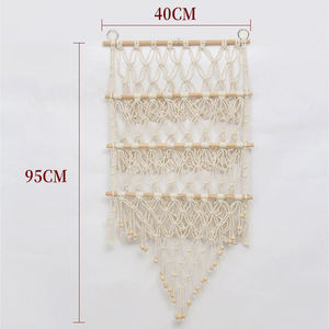 Fatto a mano Boho cotone macramè appesa a parete Still Life Design amaca giocattolo per bambini vivaio di animali imbottiti decorazione di conservazione - Product Image 3