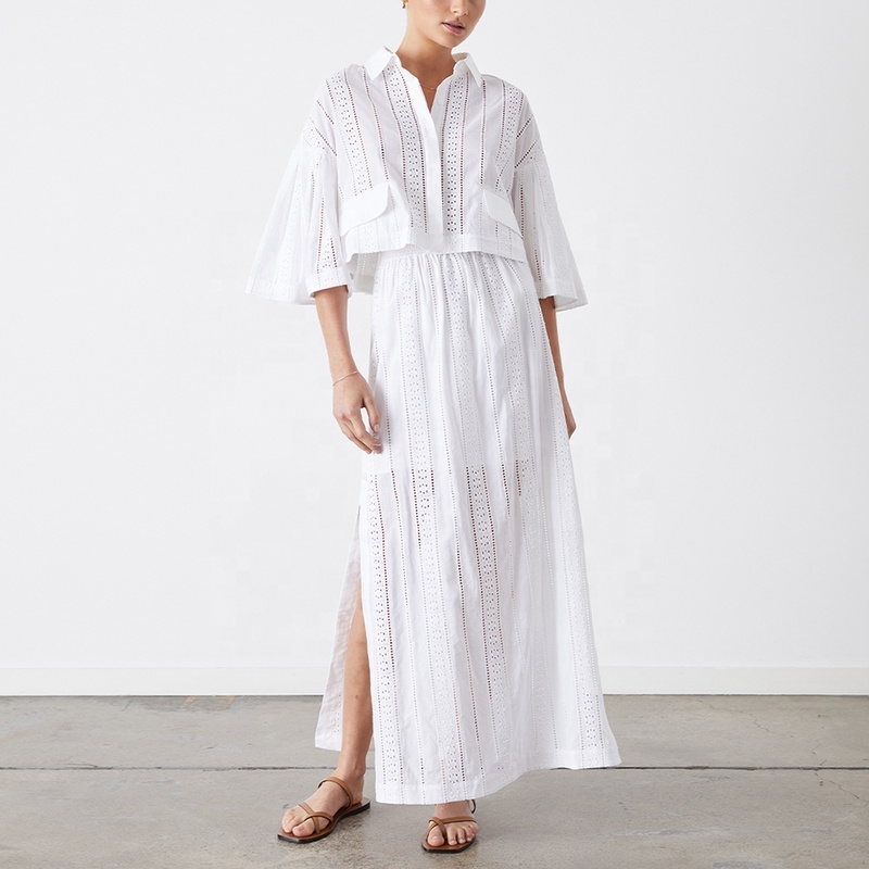 Asymmetric Sarong Style Linen Midi Skirt