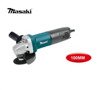 Meuleuse d'angle sans fil industrielle mini personnalisée avec moteur à balais et interrupteur coulissant