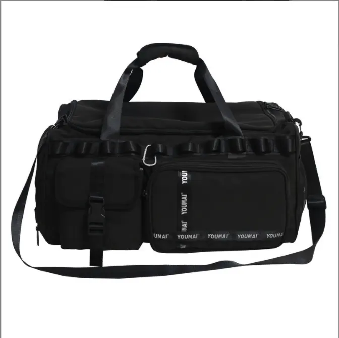 उच्च गुणवत्ता वाले मल्टी फंक्शन बड़े क्षमता निविड़ अंधकार Duffle जिम बैग खेल यात्रा बैग जूता डिब्बे के साथ