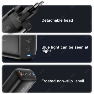 Eonline 3D 65W GAN USB PD Type C ที่ชาร์จสำหรับแล็ปท็อป PPS ชาร์จเร็วสำหรับ Samsung Xiaomi <span class=keywords><strong>iPhone</strong></span> 17 16 15 13 12 <span class=keywords><strong>11</strong></span> <span class=keywords><strong>PRO</strong></span> <span class=keywords><strong>MAX</strong></span> - Product Image 5