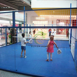 <span class=keywords><strong>Campo</strong></span> de deporte de Pádel para niños de 3 a 10 años Cancha de Pádel para niños Proveedor de mini Cancha de Pádel panorámica completa - Product Image 1