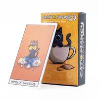 Boîte de rangement personnalisée pour jeu de tarot avec dorure à chaud et carte d'affirmation pour l'orientation quotidienne (Cartes de tarot) - Promotionnel/Cadeau
