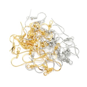 925 Sterling Silver Ear <b>Hooks</b> 15mm Drop Shape <b>Earring</b> Accessories For Jewelry Making Electroplated With Springs Wholesale 20mm - Product Image 5