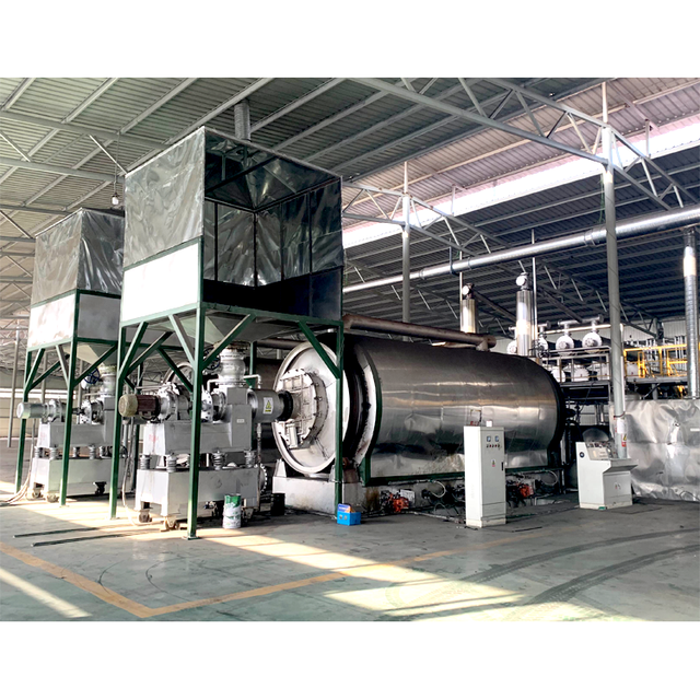 No Pollution Waste Tire Rubber to Fuel Oil / Waste Tyre Pyrolisys Plant