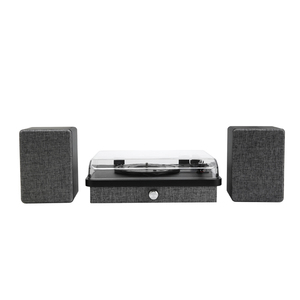 Tocadiscos Wangling con Altavoces Externos, Tocadiscos <span class=keywords><strong>de</strong></span> <span class=keywords><strong>Vinilo</strong></span> con Correa <span class=keywords><strong>de</strong></span> Transmisión, Doble Estéreo, 3 Velocidades, Inalámbrico, para Reproducir <span class=keywords><strong>Discos</strong></span> <span class=keywords><strong>de</strong></span> <span class=keywords><strong>Vinilo</strong></span> en Casa - Product Image 4