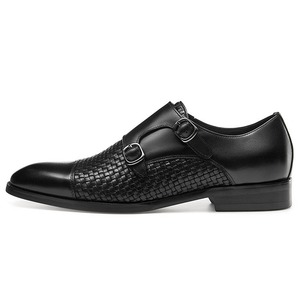 Zapatos de Vestir Formales de Negocios para Hombre, de Cuero, con Cordones, Punta en Pico, Color Marrón Retro Clásico Premium - Product Image 4