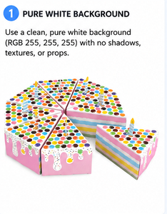 Custom <b>Cake</b> Slice Shaped <b>Gift</b> <b>Box</b> with Polka Dot Print Rigid Paperboard Triangle Packaging for Candy and Party Wholesale - Product Image 1