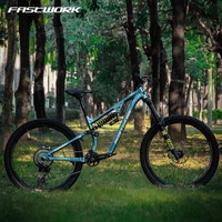 Nouveauté - Vélo de montagne tout-terrain à suspension intégrale de 26, 27,5 et 29 pouces, en alliage d'aluminium, avec freins à disque, pour enfants et adultes, Enduro