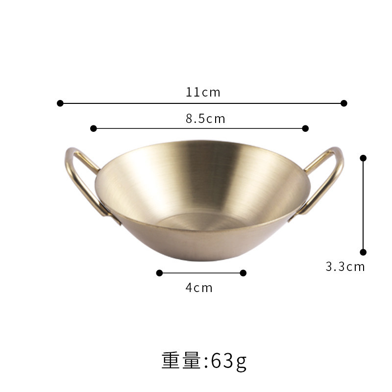 Disco grande de 8.5 cm con doble asa (oro circonio).