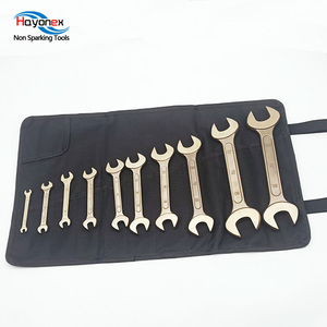 Không phát ra tia lửa công cụ an toàn công cụ chống cháy nổ đôi mở End Wrench Set VDE nhôm Bronze có thể được tùy chỉnh mở rộng cờ lê - Product Image 6