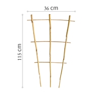 Treillis en bambou classique vert clôture de jardin au design naturel avec cadre en bois renouvelable assemblage facile fournitures de jardin