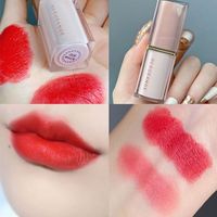 Rouge à lèvres en tube carré couleur satinée Crystal Soft Mist, rouge à lèvres mat velours pour femmes, rouge à lèvres en tube carré couleur satinée Crystal Soft Mist