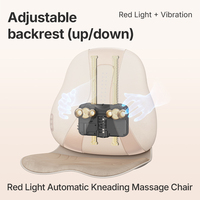 Coussin de siège ergonomique personnalisable, chaise de massage pour correction de posture avec dossier réglable en hauteur, mousse épaisse, chargement USB