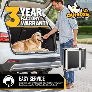 2025 उन्नत 71 "अतिरिक्त लंबे कुत्ते रैंप 330lb क्षमता तह पालतू रैंप नॉन-स्लिप एडजस्टेबल हेड कार सुव के लिए - Product Image 6