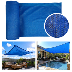 <span class=keywords><strong>Filet</strong></span> d'ombrage robuste en PEHD avec stabilisation UV 50 g/m² de forme rectangulaire pour protéger les rangs de haricots du soleil écrasant et améliorer la croissance et le rendement - Product Image 2