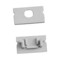 Profilé en aluminium LED étanche canal en aluminium anodisé encastré monté à bas prix avec couvercle PC 16*8.6mm