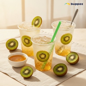 Sirop de kiwi 5 kg Bouteille Halal HACCP Végétarien pour les magasins de bubble tea et de milk tea OEM - Product Image 5