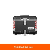 Boîte à bagages arrière en alliage d'aluminium LOBOO pour C400X/C400GT et porte-bagages arrière