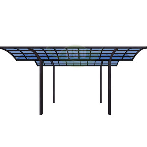 Cochera de Aluminio para 2 Autos, Tamaño Personalizable, Impermeable y Duradera - Product Image 3