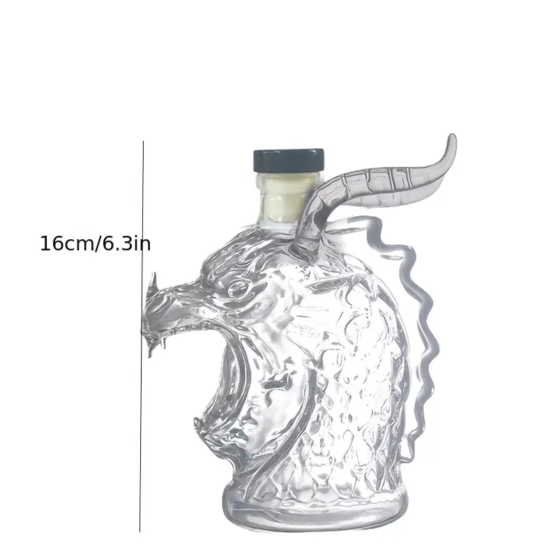 glass bottles whiskey with dispenser