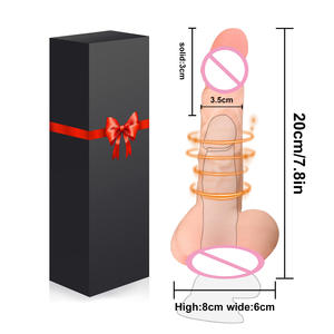 Hot Sale TPE Dual Purpose Dildo Soft Simulation Hohl Doppelkopf Penis <span class=keywords><strong>Vagina</strong></span> Gerät für männliche weibliche Masturbation Sexspielzeug - Product Image 6