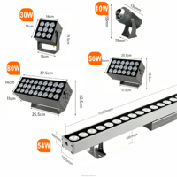 Projecteur LED extérieur étanche IP65 pour colonnes romaines, éclairage de projection DMX512 24V/220V
