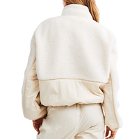 Veste Polaire Demi-Zip Sherpa Hiver Personnalisée, Chaude et Ample pour Sport et Gym