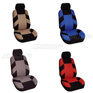 Ensemble de housses de siège de voiture universelles 2/4/9 pièces, protection de coussin de siège avant et arrière avec housse de repose-tête séparée pour fourgonnette et camion - Product Image 2