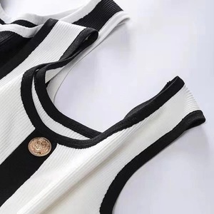 Nouveau <span class=keywords><strong>Gilet</strong></span> d'Été Sans Manches <span class=keywords><strong>Femme</strong></span>, Mode Coréenne, Tricoté, Haut d'Extérieur - Product Image 3