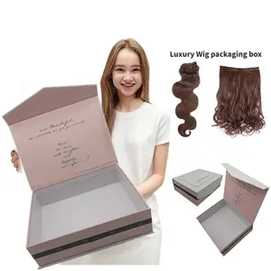 Full Customized Folding Apparel Gift Box With Ribbon Custom Logo Luxury Wedding Dress Shirts Shoes Magnetic Packaging Box