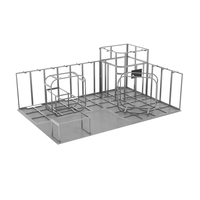 Stand d'exposition double étage 10x20 pour bijoux, TIANYU Canton Fair Modular Flooring Trade Show