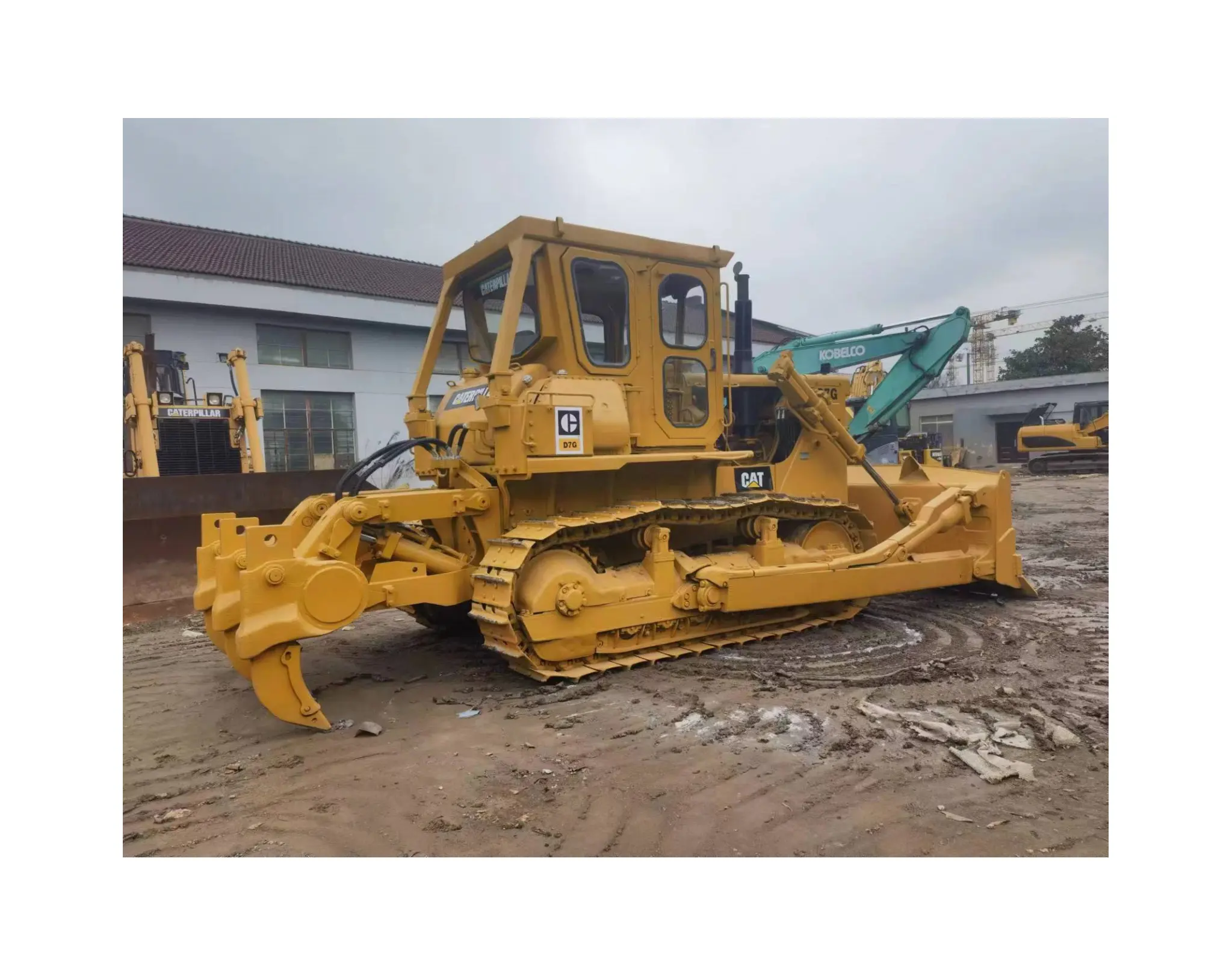 Usato a basso prezzo bulldozer caterpillar cat d7g crawler dozer con ripper e verricello per la vendita di seconda mano cat D7G dozer