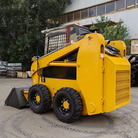 Chargeuse compacte HAIJU JC35, capacité 500 kg, avec moteur diesel, pour travaux d'aménagement paysager, manutention en entrepôt et petits travaux de terrassement
