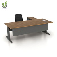 Ensemble de bureau modulaire écologique IULTRA pour directeur, avec 2 secrétaires, rangement, mobilier de bureau moderne et luxueux, garantie 10 ans