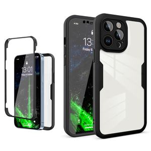 Nouveau Style 360 <span class=keywords><strong>Coque</strong></span> de téléphone de protection contre les chutes tout compris <span class=keywords><strong>avant</strong></span> et arrière pour <span class=keywords><strong>iPhone</strong></span> <span class=keywords><strong>11</strong></span> 12 1 3 14 15 16 <span class=keywords><strong>Pro</strong></span> <span class=keywords><strong>Max</strong></span> - Product Image 1