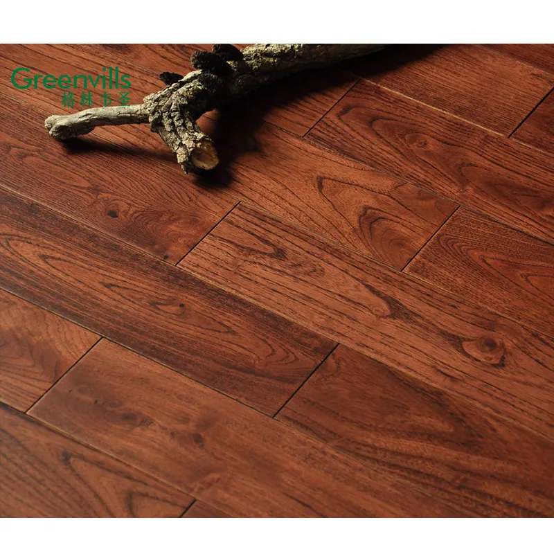 China wholesale prices Black locust flooring Golden teak solid hardwood flooring