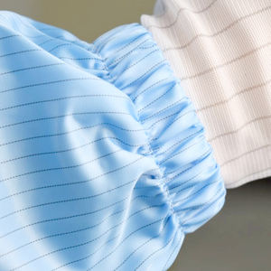 Tuta Antistatica CAMCLEAN <span class=keywords><strong>ESD</strong></span> con Cappuccio per Camera Bianca, Abbigliamento Stile Tuta Prodotta in Cina - Product Image 3