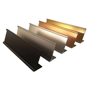 Cornice Personalizzata per <span class=keywords><strong>Targhetta</strong></span> <span class=keywords><strong>da</strong></span> <span class=keywords><strong>Scrivania</strong></span>, Porta-Nome in Metallo Alluminio per <span class=keywords><strong>Scrivania</strong></span> - Product Image 2