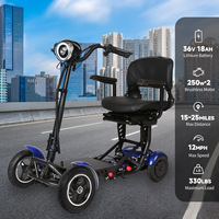 Vente flash : Voiturette de golf électrique tout-terrain 4 roues motrices de 10 pouces, facile à manier, pliable, scooter de golf électrique, chariot de golf