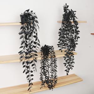 Plantes suspendues artificielles d'<span class=keywords><strong>intérieur</strong></span> en gros, <span class=keywords><strong>eucalyptus</strong></span>, fausse verdure, plante grimpante avec <span class=keywords><strong>pot</strong></span>, décoration de la maison, fournitures de jardin, mariage - Product Image 2