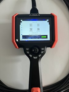 Endoscope vidéo industriel 6 mm, câble de travail de 10 m, écran LCD 5 pouces, carte SD CMOS, articulation joystick 360 degrés, étanche IP67, WIFI - Product Image 5