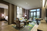 Ensemble de meubles de chambre d'hôtel de luxe chinois moderne pour villas et chambres d'hôtes, écologique et durable