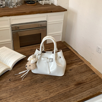Sac bandoulière plissé effet litchi, sac à l'épaule texturé élégant, sac polyvalent tendance pour les trajets quotidiens, le shopping et les activités de plein air