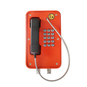 Téléphone antidéflagrant J&R Industrial SIP VoIP <span class=keywords><strong>GSM</strong></span>/4G pour l'exploitation minière, modèle JREX106-FK, conforme aux normes ATEX IP67 IECEx, pour environnements dangereux - Product Image 2