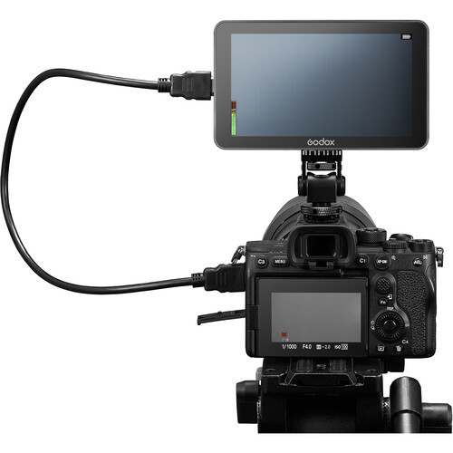 GODOX GM6S 5.5-inch 4K Highlight Monitor GM6S Camera Field Monitor Video Focus Assist 1920x1080 Input DC Output
