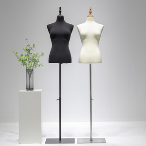 <span class=keywords><strong>Mannequin</strong></span> Femme en Mousse, Buste de <span class=keywords><strong>Couture</strong></span> Recouvert de Tissus Variés - Product Image 5